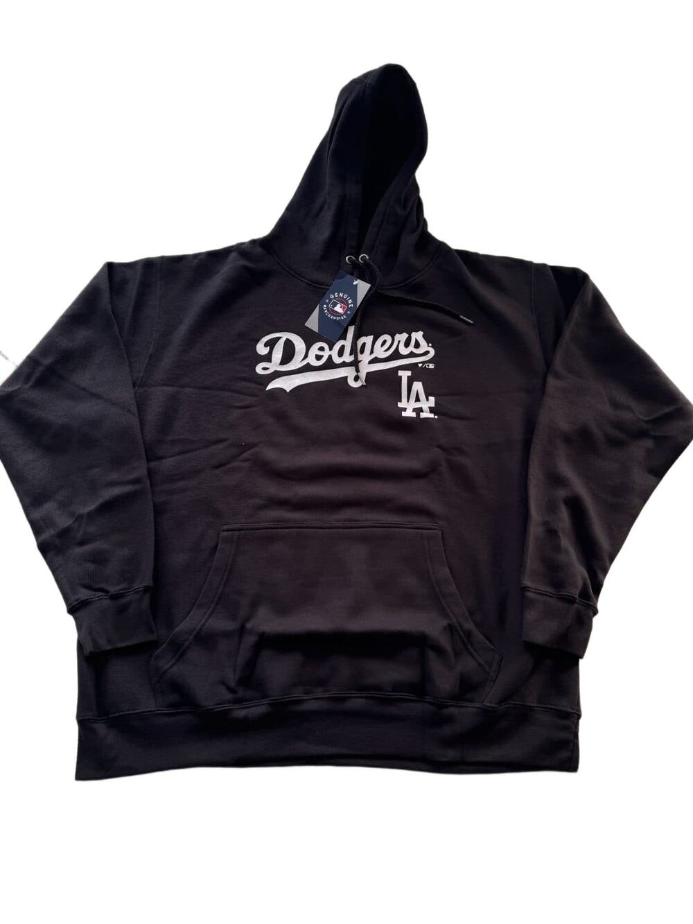 Los Angeles Dodgers Fanatics Hoodie Men's XL Black Pullover Hooded Sweatshirt NW
